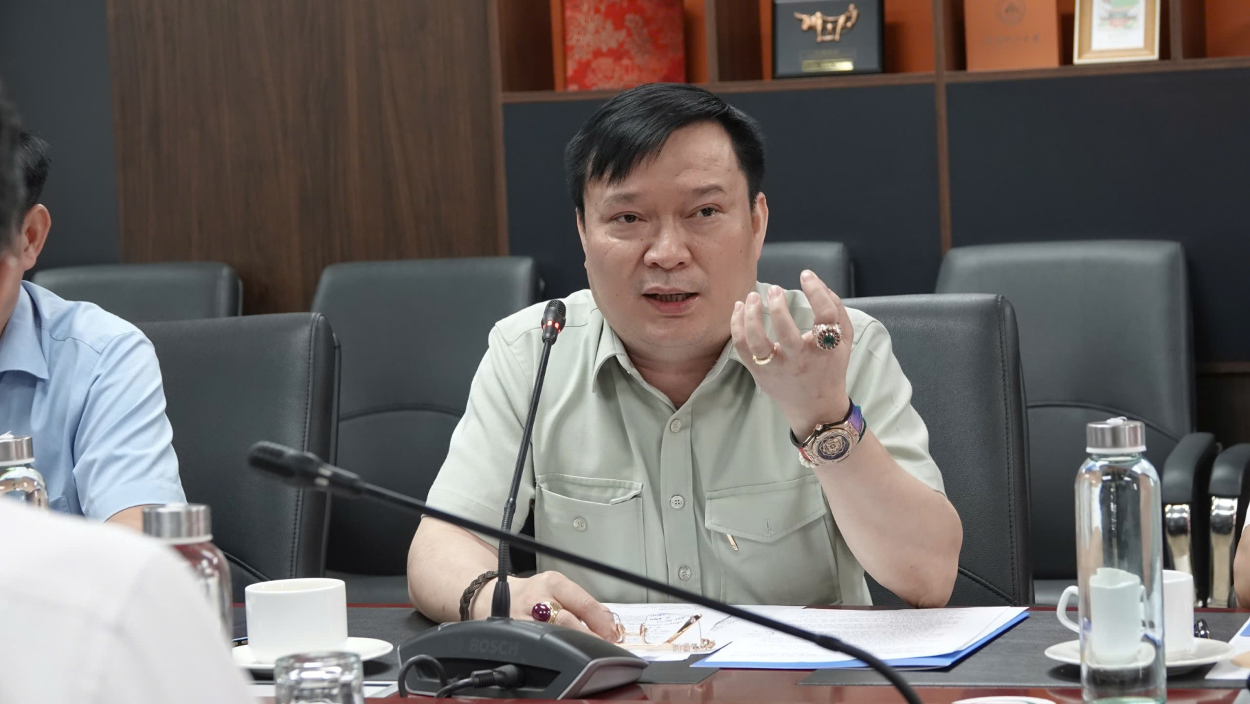 TS. Lê Đại Hùng phát biểu
