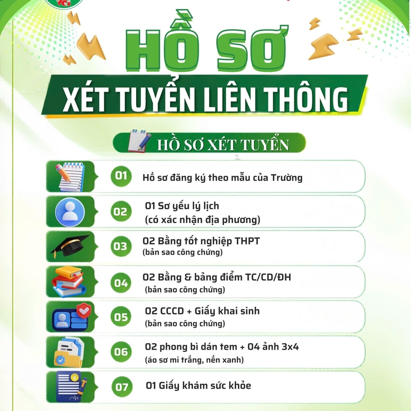 Hướng dẫn chuẩn bị Hồ sơ xét tuyển Liên thông trình độ Cao đẳng năm 2026
