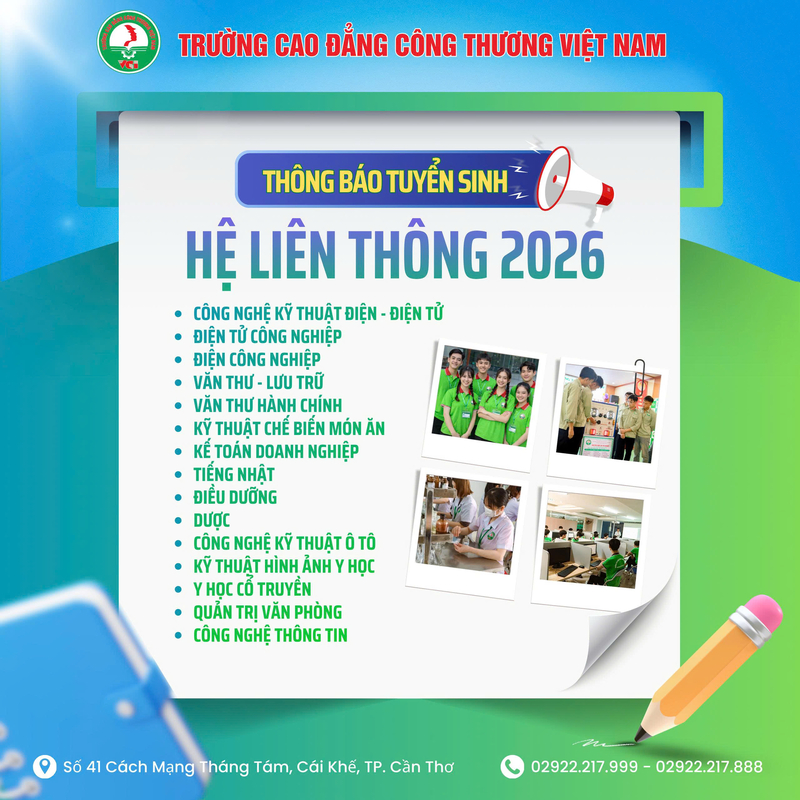 LIÊN THÔNG CAO ĐẲNG CHÍNH QUY