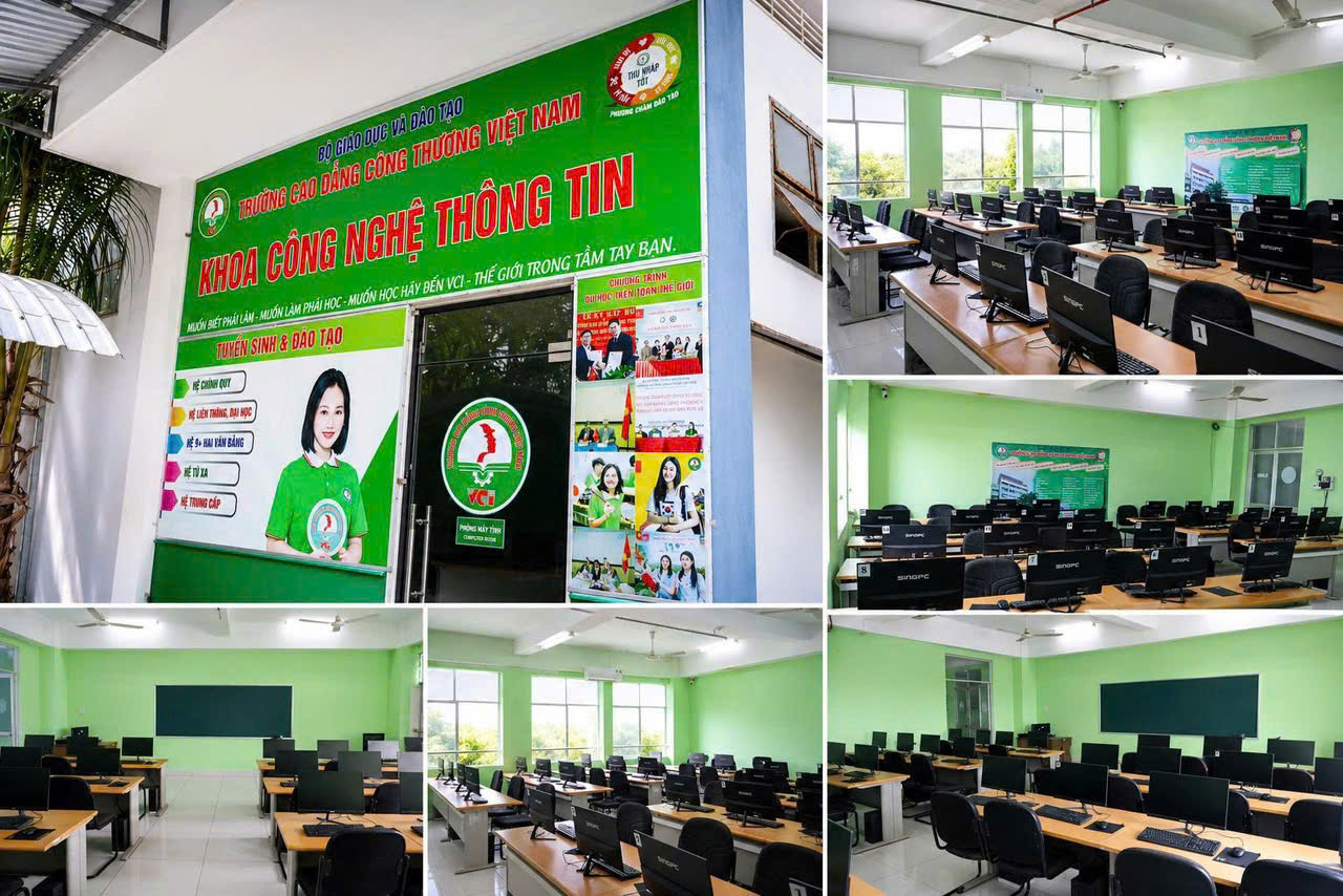 Phòng thực hành Công nghệ thông tin trang bị máy tính cấu hình cao